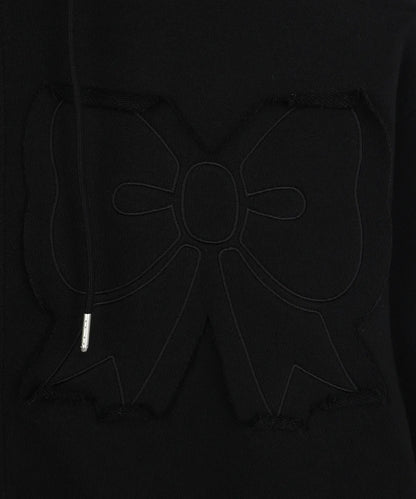 [Blackpink Jennie & Jisoo, Red Velvet Joy Worn] YOUHEE Ribbon Zip-Up Hoodie