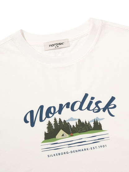 Aespa Karina X Nordisk Sign Logo Graphic Short Sleeve T-Shirt