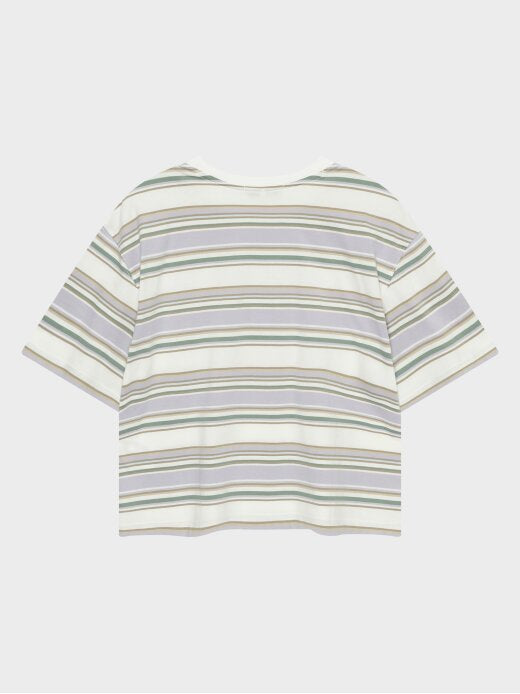[Aespa Karina PIck] 26 Summer Nordisk Multi-stripe Short-Sleeve T-shirt - W