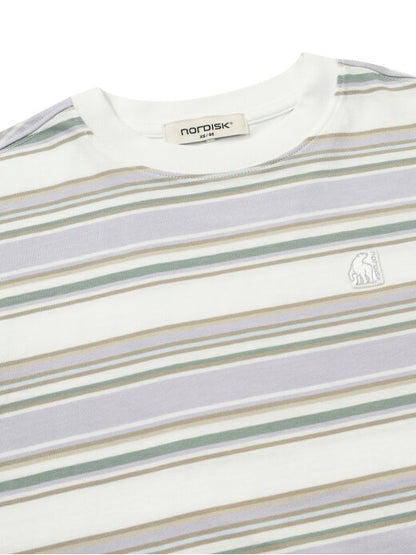 [Aespa Karina PIck] 26 Summer Nordisk Multi-stripe Short-Sleeve T-shirt - W