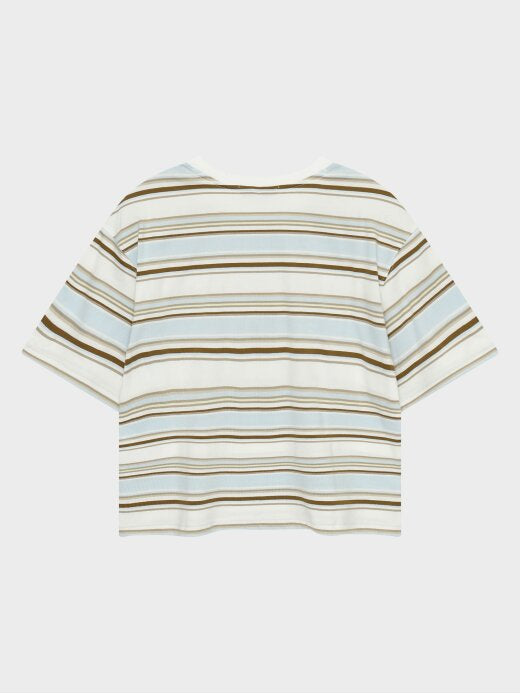[Aespa Karina PIck] 26 Summer Nordisk Multi-stripe Short-Sleeve T-shirt - W