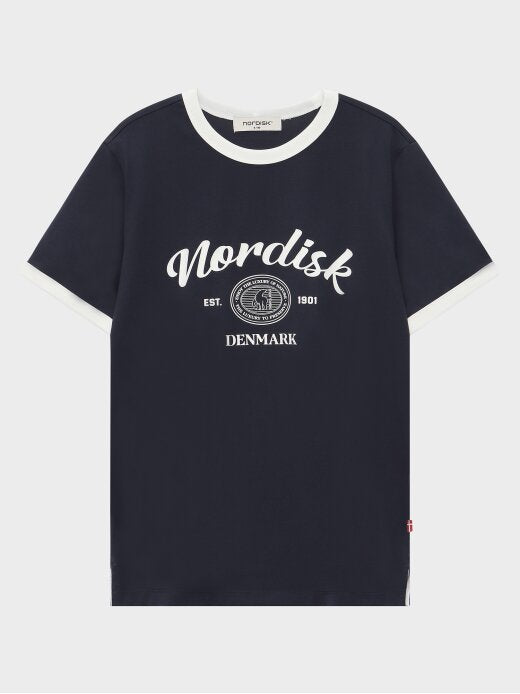 Aespa Karina X Nordisk Graphic Ringer Short Sleeve T-Shirt