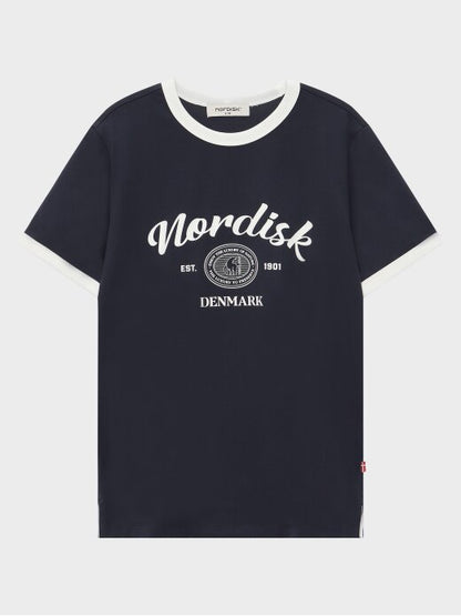 Aespa Karina X Nordisk Graphic Ringer Short Sleeve T-Shirt