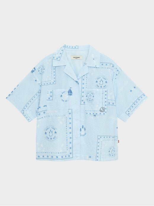 [Aespa Karina PIck] 26 Summer Nordisk Seersucker Short Sleeve Shirt - W