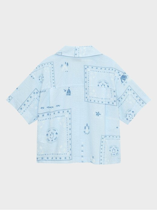 [Aespa Karina PIck] 26 Summer Nordisk Seersucker Short Sleeve Shirt - W