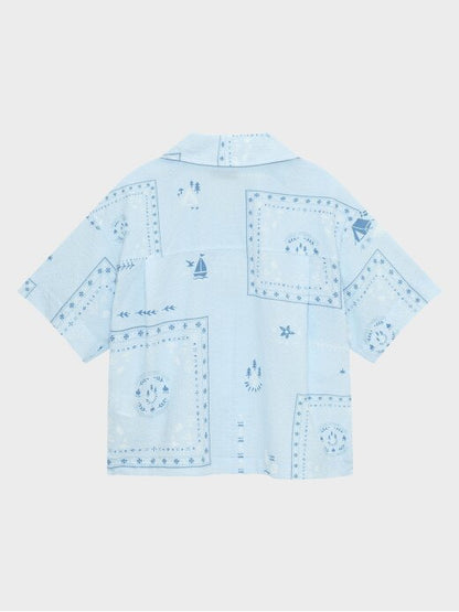 [Aespa Karina PIck] 26 Summer Nordisk Seersucker Short Sleeve Shirt - W