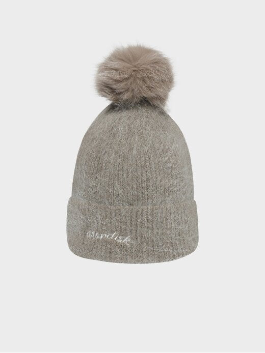 [Aespa Karina Worn] Nordisk Pom Pom Angora Beanie