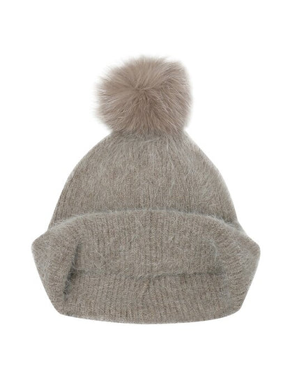 [Aespa Karina Worn] Nordisk Pom Pom Angora Beanie