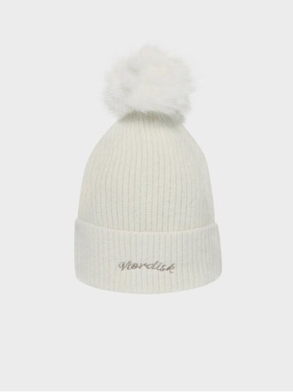 [Aespa Karina Worn] Nordisk Pom Pom Angora Beanie