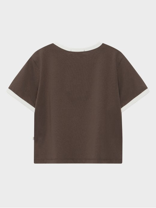 Aespa Karina X Nordisk Crop Ringer Short Sleeve T-Shirt