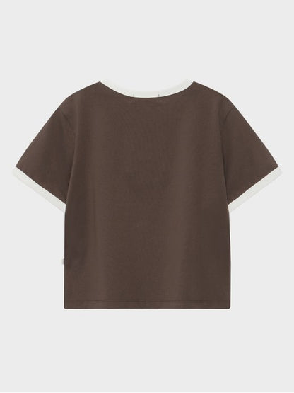 Aespa Karina X Nordisk Crop Ringer Short Sleeve T-Shirt
