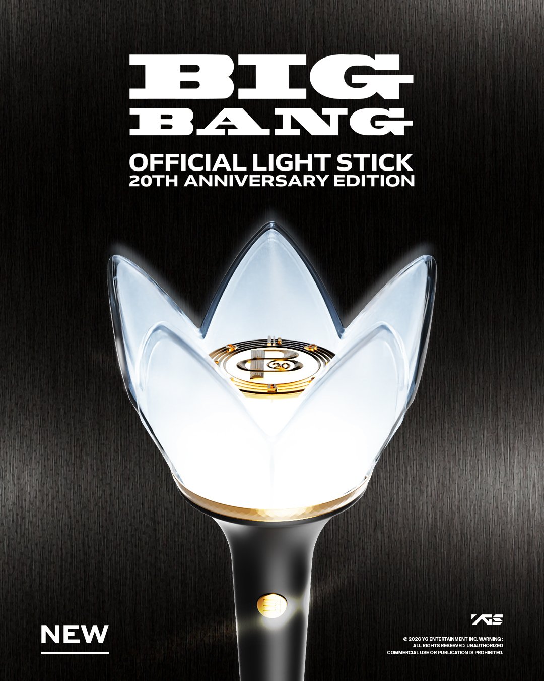 BIGBANG OFFICIAL LIGHT STICK 20TH ANNIVERSARY EDITION