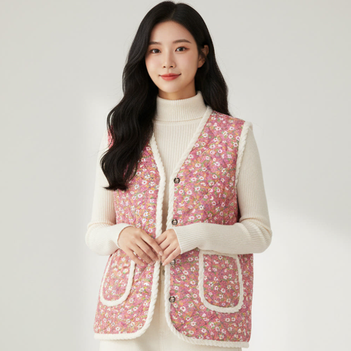 Korean Kimjang Vest (K-ajumma, grandma style)
