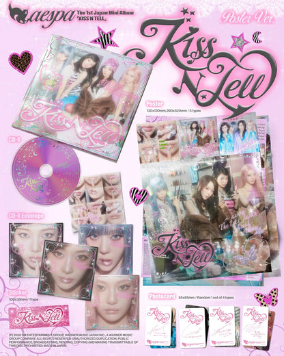 aespa - KISS N TELL [1ST JP MINI ALBUM]