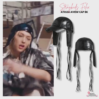 [Straykids Felix Worn] Atiissu Aview Cap Black