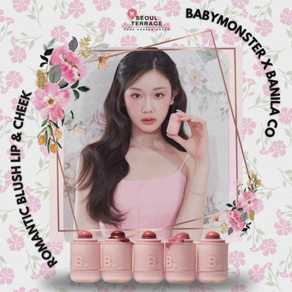 Babymonster x Banila Co Romantic Blush Lip & Cheek 3.7g