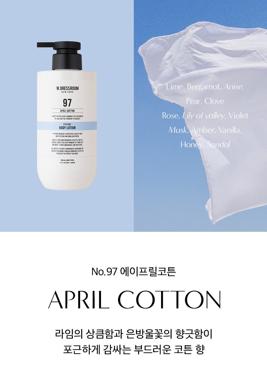 W.Dressroom Perfume Body Lotion 500ml
