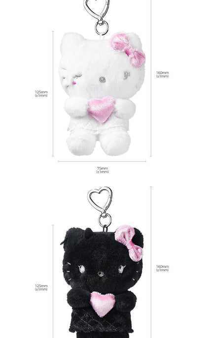 Fillimilli x Hello Kitty Angel & Devil Plush Keyring