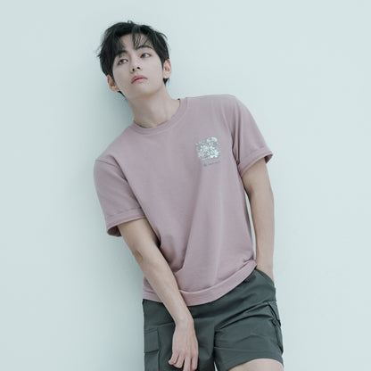 [BTS V Pick]26 Summer Snow Peak Sorona Tropical Short Sleeve T-shirt