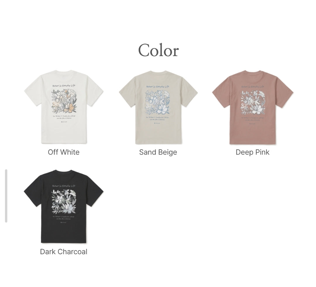 [BTS V Pick]26 Summer Snow Peak Sorona Tropical Short Sleeve T-shirt