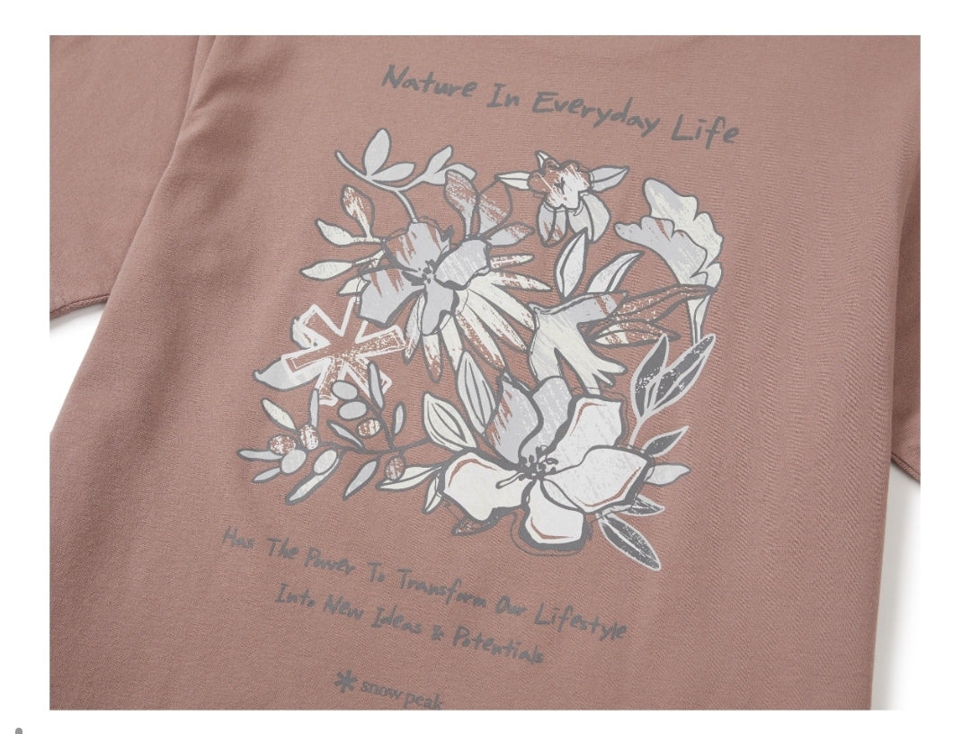 [BTS V Pick]26 Summer Snow Peak Sorona Tropical Short Sleeve T-shirt