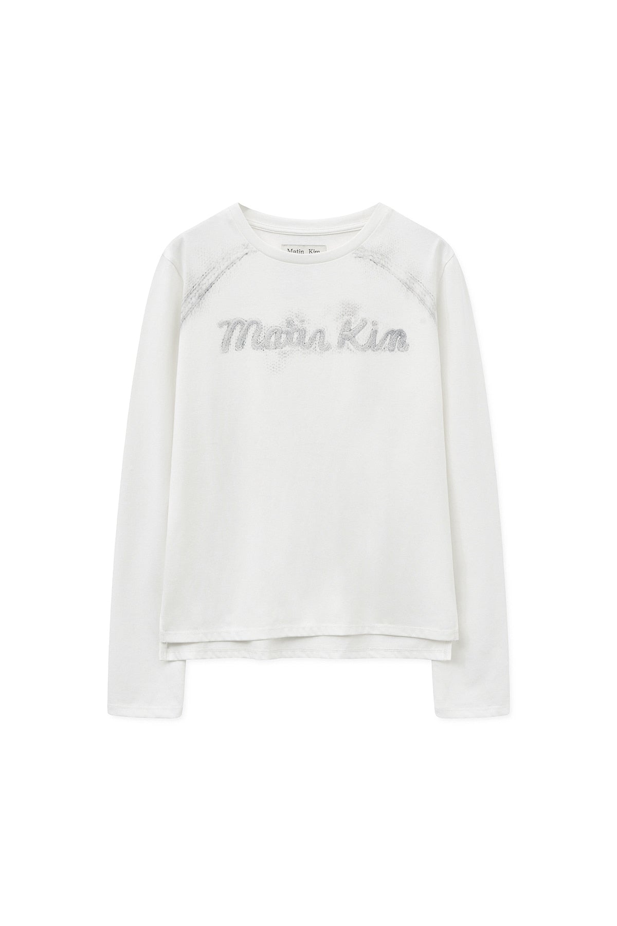 [Ive Leeseo Worn] Matin Kim Lettering Graphic Sleeve Top