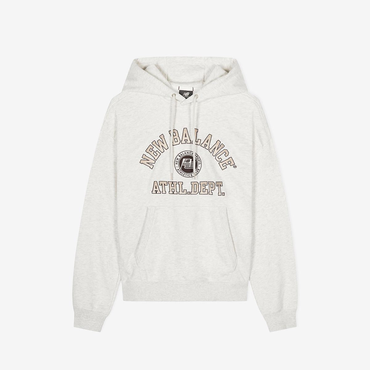 [IU Worn] 25FW New Balance UNI College Club Hoodie (Semi Over Fit)
