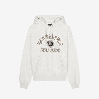 [IU Worn] 25FW New Balance UNI College Club Hoodie (Semi Over Fit)