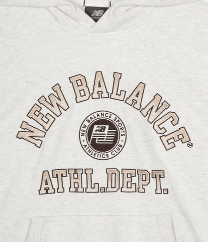 [IU Worn] 25FW New Balance UNI College Club Hoodie (Semi Over Fit)