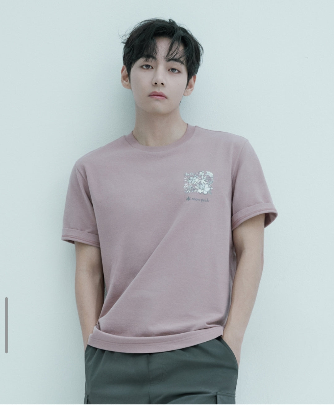 [BTS V Pick]26 Summer Snow Peak Sorona Tropical Short Sleeve T-shirt