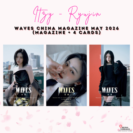 ITZY RYUJIN - WAVES CHINA MAGAZINE MAY 2026 (Magazine + 4 Cards)