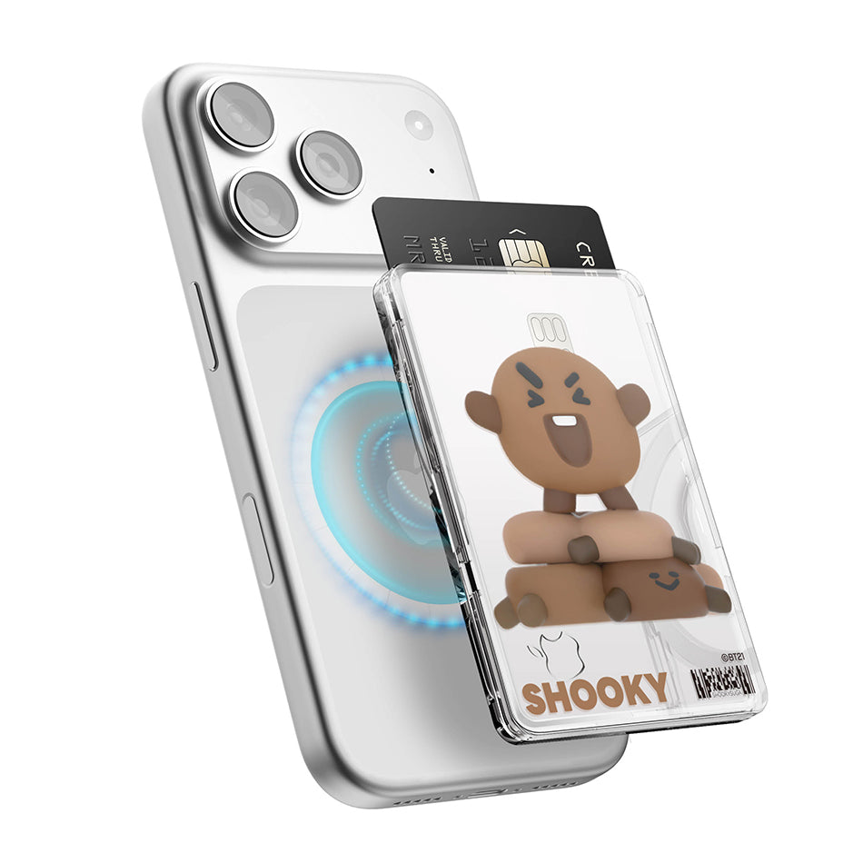 BT21 - Elago MagSafe Transparent Card Wallet Case