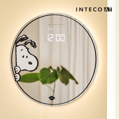 Bo Friends - Inteco AT - Snoopy LED Silent Backlight Interior Digital Wall Clock