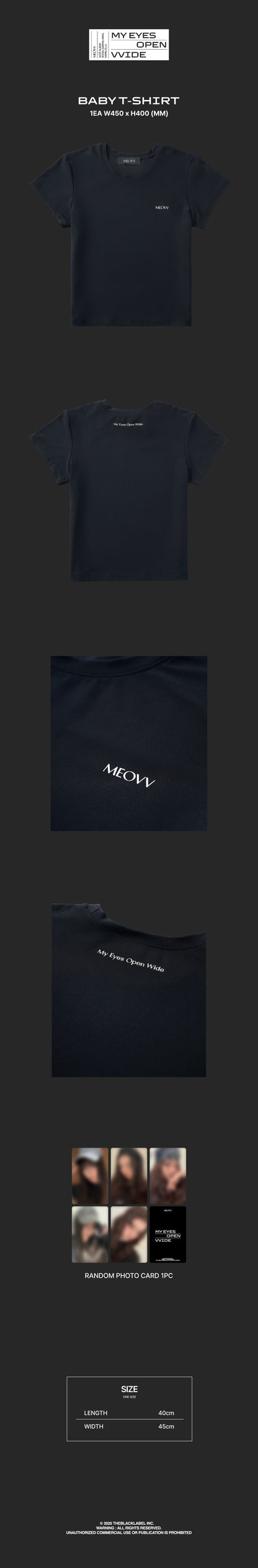 MEOVV - 'MY EYES OPEN VVIDE'  Official Merch MD
