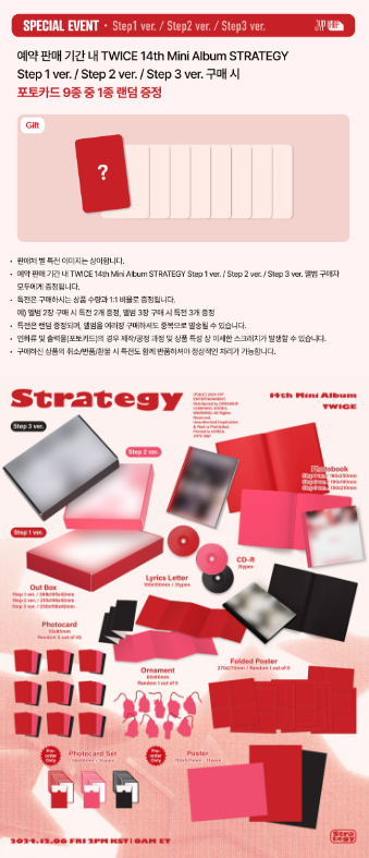 TWICE 14th Mini Album STRATEGY