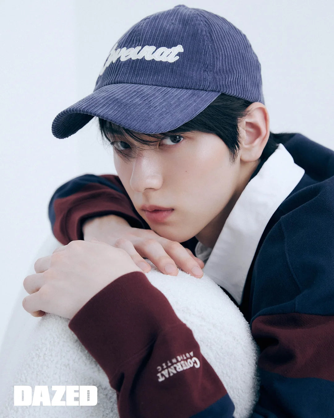 [TXT Soobin Worn] Covernat Authentic Applique Corduroy Ball Cap