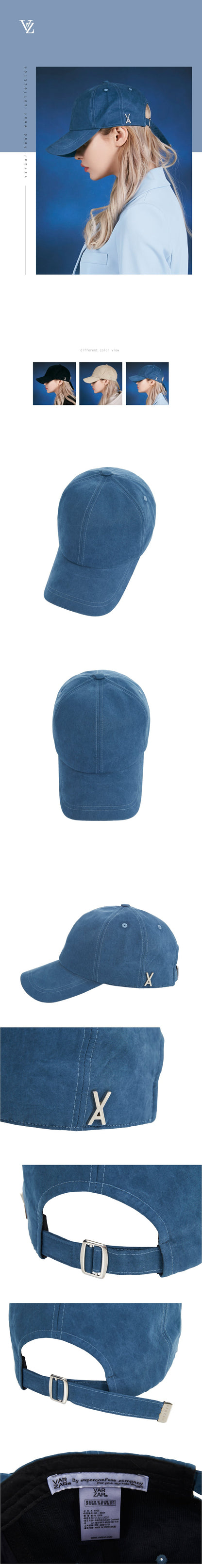 [Dear X Kim Yoo Jung Worn] Varzar OG Fit Overfit Washed Ball Cap