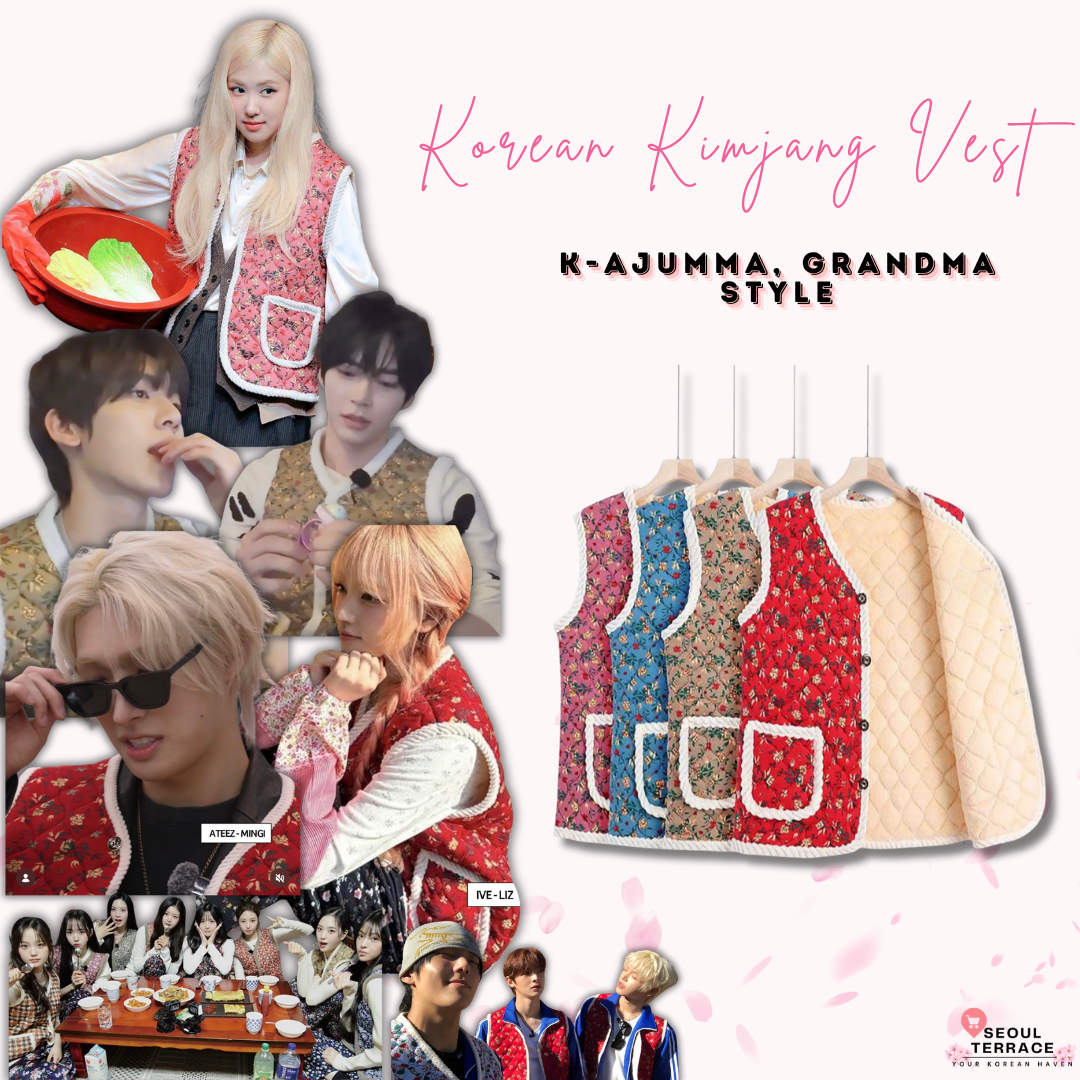 Korean Kimjang Vest (K-ajumma, grandma style)