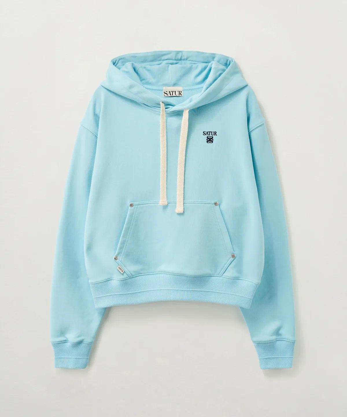 [Riize Pick] 26SS Satur Loren Small Logo Rivet Hoodie