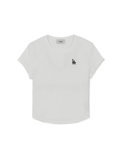 [Aespa Karina Worn] 26 Summer MLB Women's Basic Slim Fit Short Sleeve T-Shirt