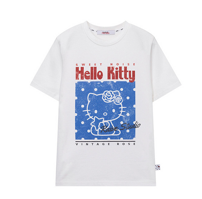 RAIVE X HELLO KITTY - Dot Graphic T-shirt