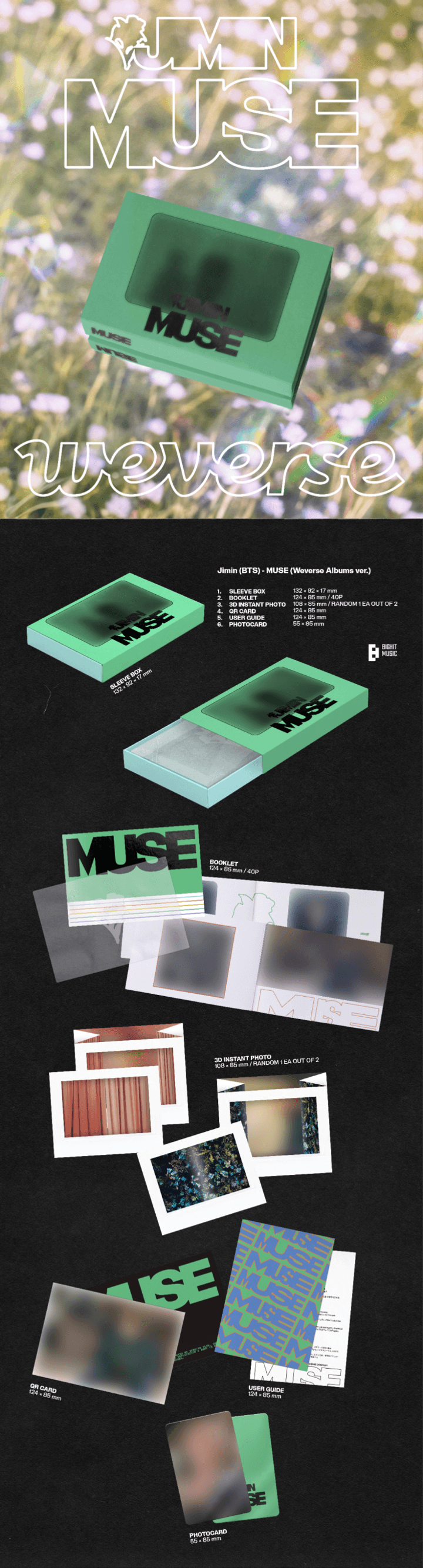 BTS Jimin - 'MUSE' Album