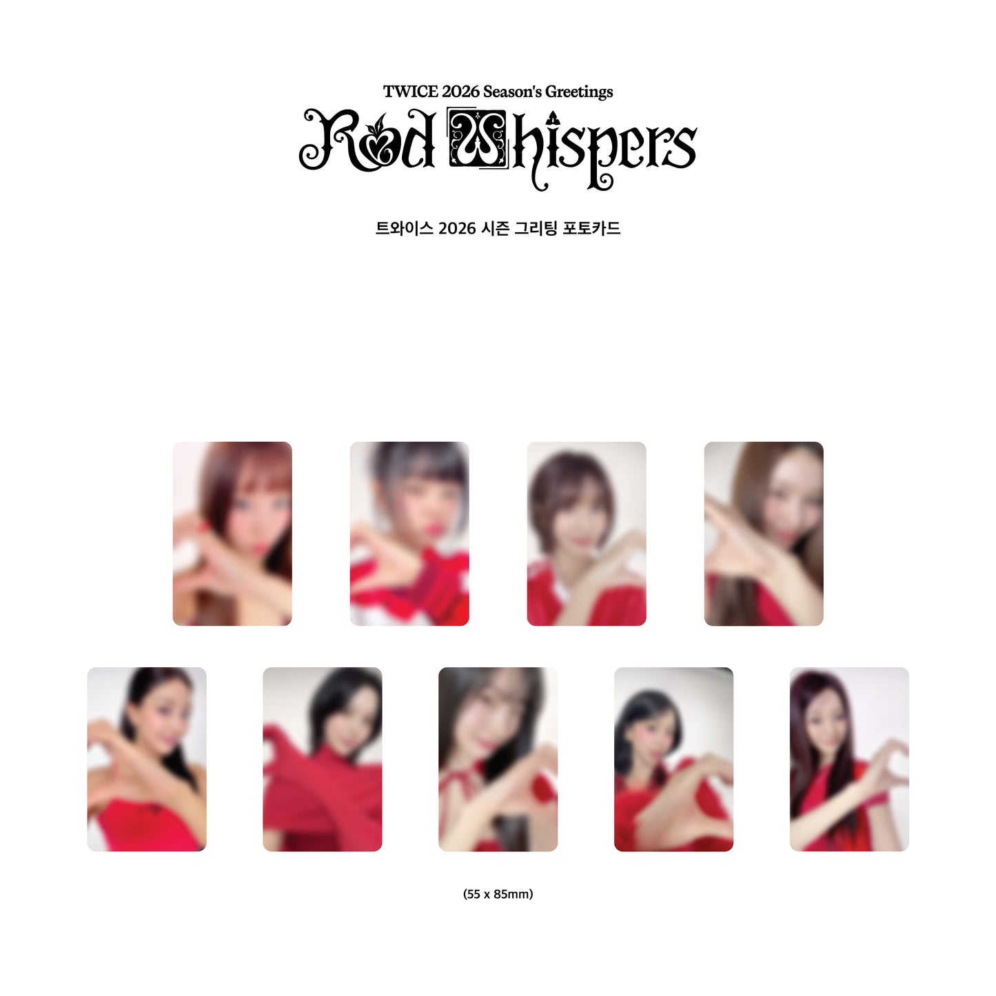 TWICE 2026 SEASON'S GREETINGS [RED WHISPERS] With Pre-Order Gifts