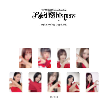 TWICE 2026 SEASON'S GREETINGS [RED WHISPERS] With Pre-Order Gifts