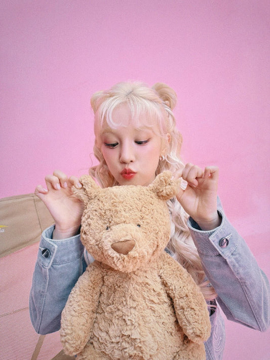 i-dle Yuqi X Jellycat Bartholomew Bear Plush & Keyring